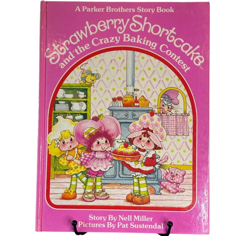 Vintage 1983 First Ed. Strawberry Shortcake, Crazy Baking Contest, Hardcover